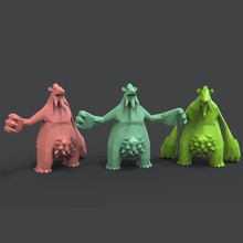 beartic pokemon 3 types game colection gift art toy low poly 3d print model - Mito3D