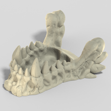 beast jaw terrain war hammer age of fantasy cry dnd scatter bones 3d print model - Mito3D