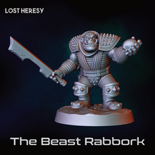 beast rabbork - ork boss 3d print model - Mito3D