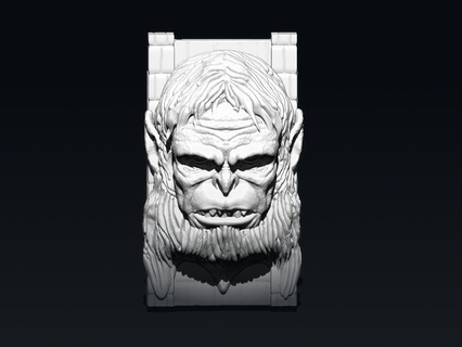 beast tian bust 3dprinting 3dprint sculpture attack titan collectable 3d print model - Mito3D