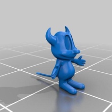 canavar Bedava bsd maskot Sanat ücretsiz anahtarlık heykel oyuncak 3d print model - Mito3D