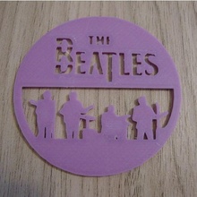 Beatles música cantante famoso 3d print model - Mito3D