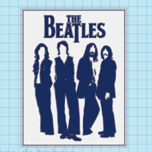 beatles 3d picture frame various photo table 3d print model - Mito3D
