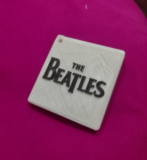 Beatles porte clés musique Roche Liverpool Angleterre 3d print model - Mito3D