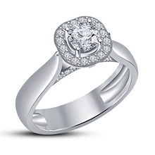 beautiful 3d jewelry cad model wedding ring stl engagement 3d print model - Mito3D