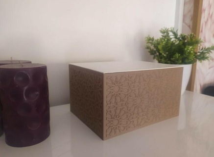 lindo árabe estilo caixa Alhambra madeira treliça 3d print model - Mito3D