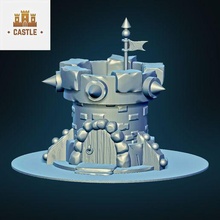 lindo castelo 3d print model - Mito3D