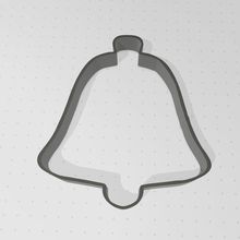 beautiful cookie cutter bell 3d print model - Mito3D