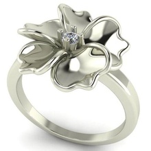 belle engagement bague bijoux diamant gemme anneaux or argent mariage mode brillant imprimable collection 3d print model - Mito3D
