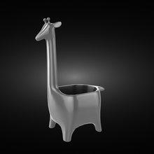 güzel zürafa vazo doğa hayvan çukur 3d print model - Mito3D