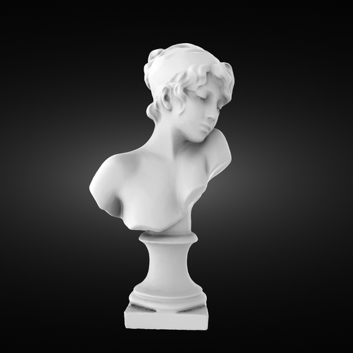 beautiful greek nymph 3D print model - Mito3D