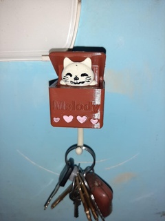 güzel kedi yavrusu anahtarlık kolye lalvero Yavru anahtarlar 3d print model - Mito3D