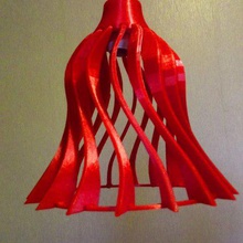 beautiful lapshade velon home art fdm lamp light 3d print model - Mito3D
