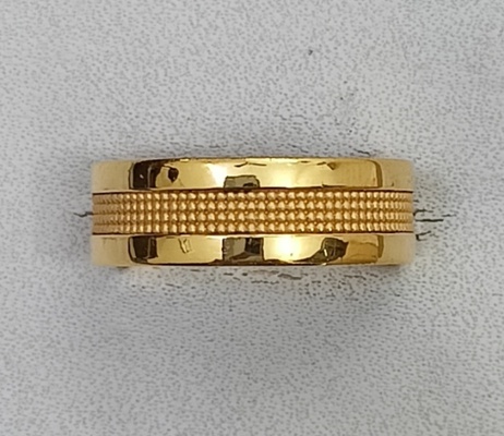 wunderschönen herren ring schmuck 3dprinted design mode gold golden juwel drucken druckbar drucken prototyp entwickeln ringe silber 3d print model - Mito3D