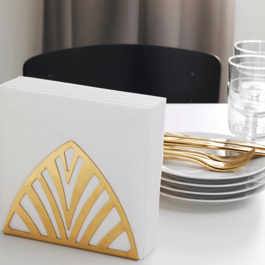 beau porte-serviettes de table mouchoirs la maison bureau l'organisateur à manger fleur le titulaire ménage cuisine lotus serviette chambre des tissus 3D print model - Mito3D