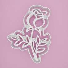 beautiful rose cookie cutter valentine love heart cute sweet naughty sex 3d print model - Mito3D