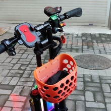 beautiful scooter basket fruit bicycle handle motorcycle 3d print model - Mito3D