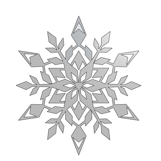 beautiful snowflake art w