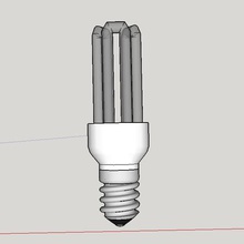 beautiful tube bulb various ampoule deco flower potty stunning threading 3d print model - Mito3D