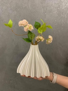 belle vase fleurs 3d print model - Mito3D