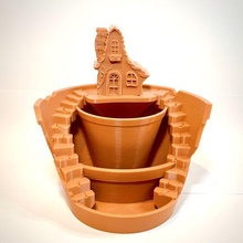 meravigliosamente rotto vaso fiori 3d print model - Mito3D