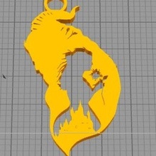 beauty beast keychain pack 3d print model - Mito3D