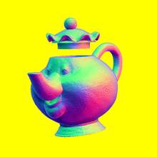 beauty beast teapot easy print beautiful girl container mrs woman movie kettle 3d print model - Mito3D