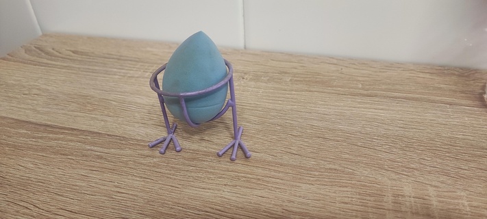 bellezza miscelatore In piedi pollo casa supporto trucco uovo spugna 3d print model - Mito3D