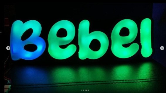 bebel nobre wooble rgb conduziu luz cartas LED listras led 3d parede painéis Ideias 3d print model - Mito3D