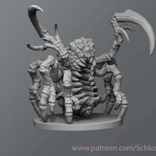 bebilith a arte criaturas tampo de mesa monstro inimigo masmorras e dragões dnd 3d print model - Mito3D