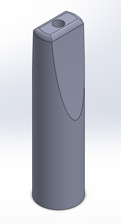 bec cigarillo fumare grembiule 3d print model - Mito3D