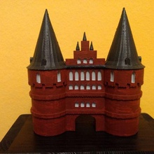 becker holstentor architecture beck hanse germany marzipan 3d print model - Mito3D