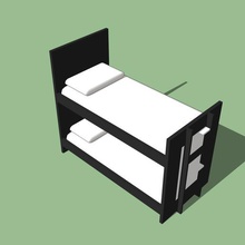 bed architecture 3d print model - Mito3D