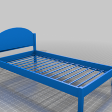 cama boneca mobília casa modelo 3d print model - Mito3D