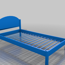 letto Bambola mobilia Casa modello 3d print model - Mito3D