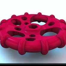 lit ajustement roue conception ingénierie 3d print model - Mito3D