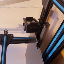 cr10 i3 mega bed frame action cam mount still timelapse gadget go pro anycubic cr10s creality 3d print 3d print model - Mito3D