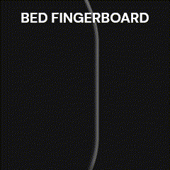 bed fingerboard toy finger cool fun modern print in place esay 3D print model - Mito3D
