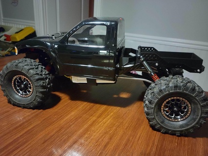 bed trx4 lcg injora chassis traxxas carbon fiber frame rock crawler 3d print model - Mito3D