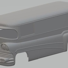 bedford imprimible cuerpo van juego furgoneta ranura scalextric shell rc radio el monitoreo coche tamiya miniz 1-10 1-32 1-18 1-24 3d print model - Mito3D