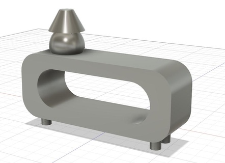 bedside table furniture 3d print model - Mito3D