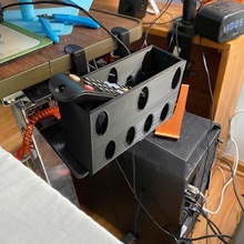 chevet table panier éloigné contrôles lit titulaire soutien 3d print model - Mito3D
