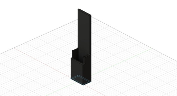 bedside tv remote holder 3d print model - Mito3D