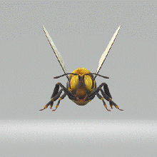 abeille art jouet 3d print model - Mito3D