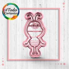 abeja cortador bichikids araña Grillo juan mariposa hormiga niños Reino corte Galleta masa pastel 3d print model - Mito3D