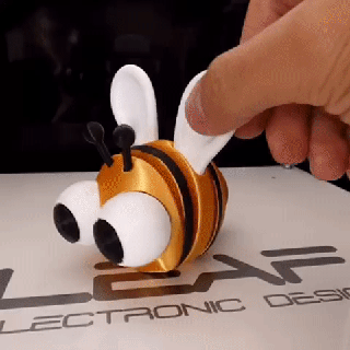 abelha flexi flexionado Diversão surpreendente ótimo arte animal 3d print model - Mito3D
