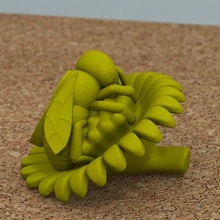 ape di fiore vari 3d print model - Mito3D