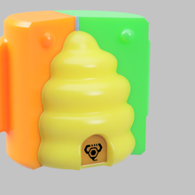 abeja colmena vela molde moldes velas 3d 3d print model - Mito3D