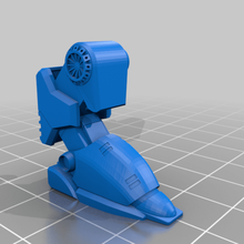 bee ho 6mm america mecha toy 3d print model - Mito3D