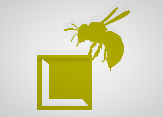 ape insetto fiore animale campo natura segnalibro cartello regalo libro scuola studenti insegnante ufficio casa segnale professore supporti parentesi stampa livre 3d print model - Mito3D